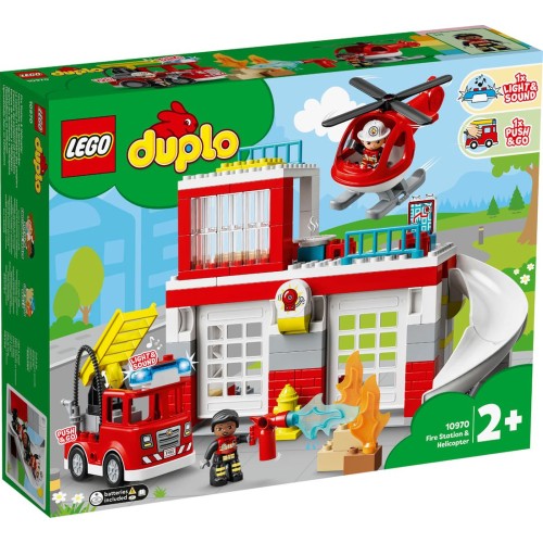 10970 Lego Duplo Пожарная часть и вертолёт