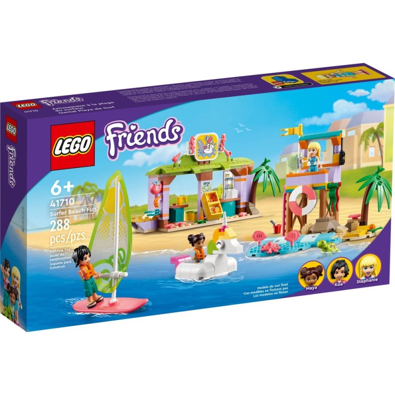 Конструктор LEGO Friends 41710 Развлечения на пляже для серферов