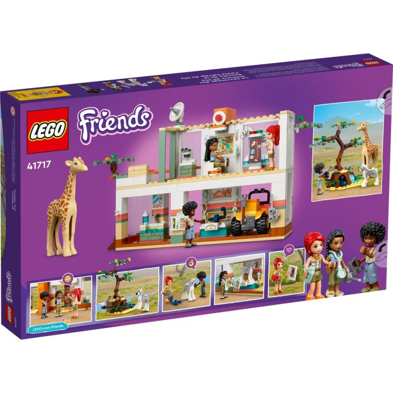 Конструктор LEGO Friends 41717 Спасательная станция Мии для диких зверей