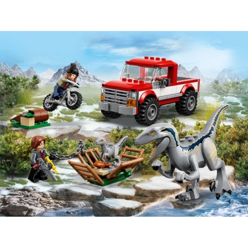 76946 Lego Jurassic World Блу и поимка бета-велоцираптора