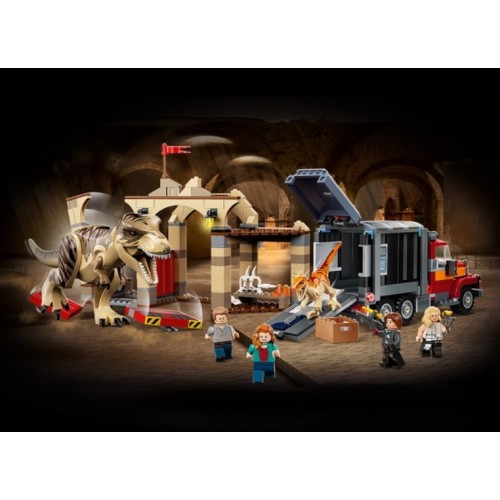 76948 Lego Jurassic World Побег атроцираптора и тираннозавра