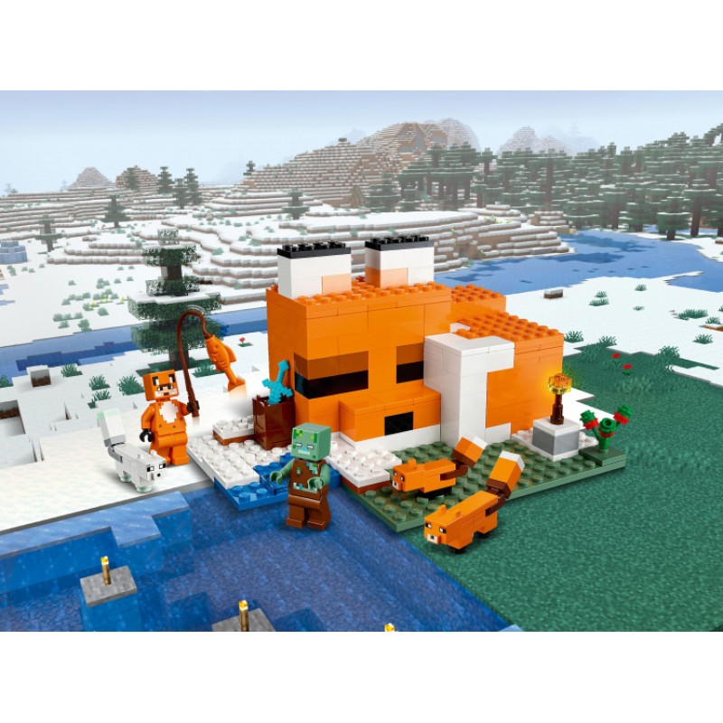 21178 Lego Minecraft Лисья хижина