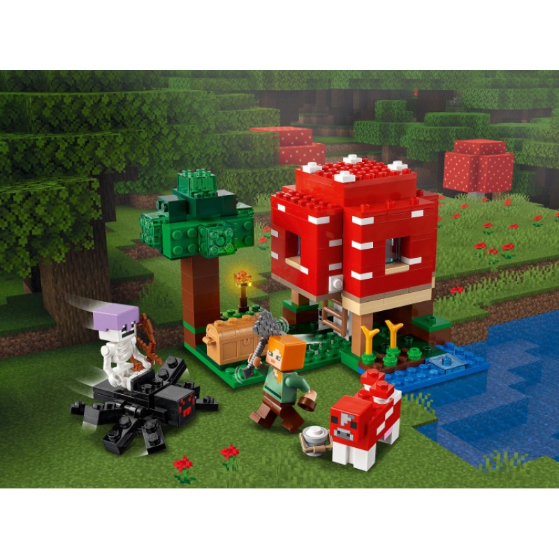 21179 Lego Minecraft Грибной дом