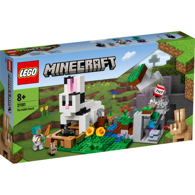 21181 Lego Minecraft Кроличье ранчо