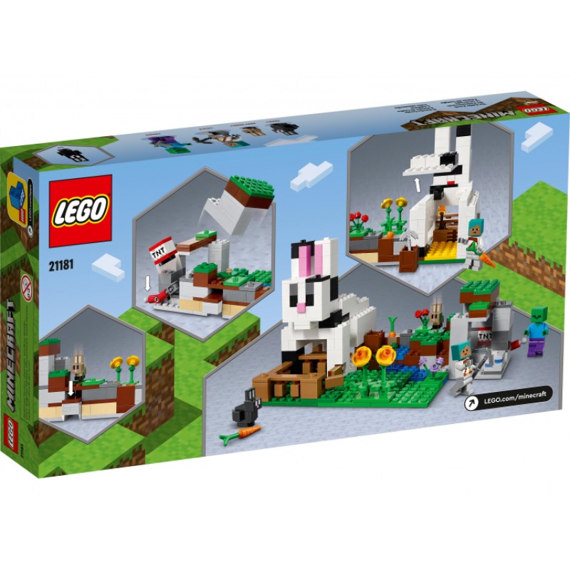 21181 Lego Minecraft Кроличье ранчо