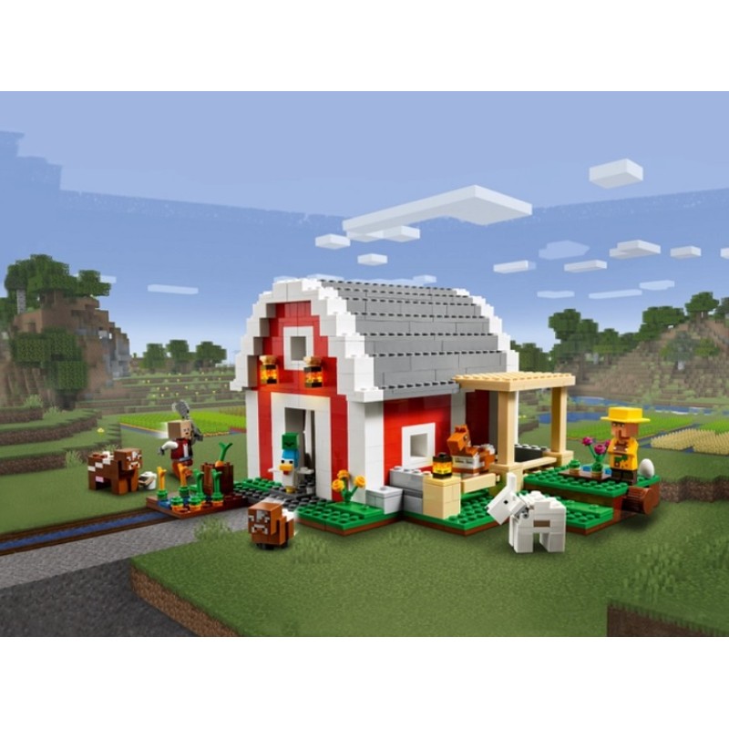 21187 Lego Minecraft Красный Амбар