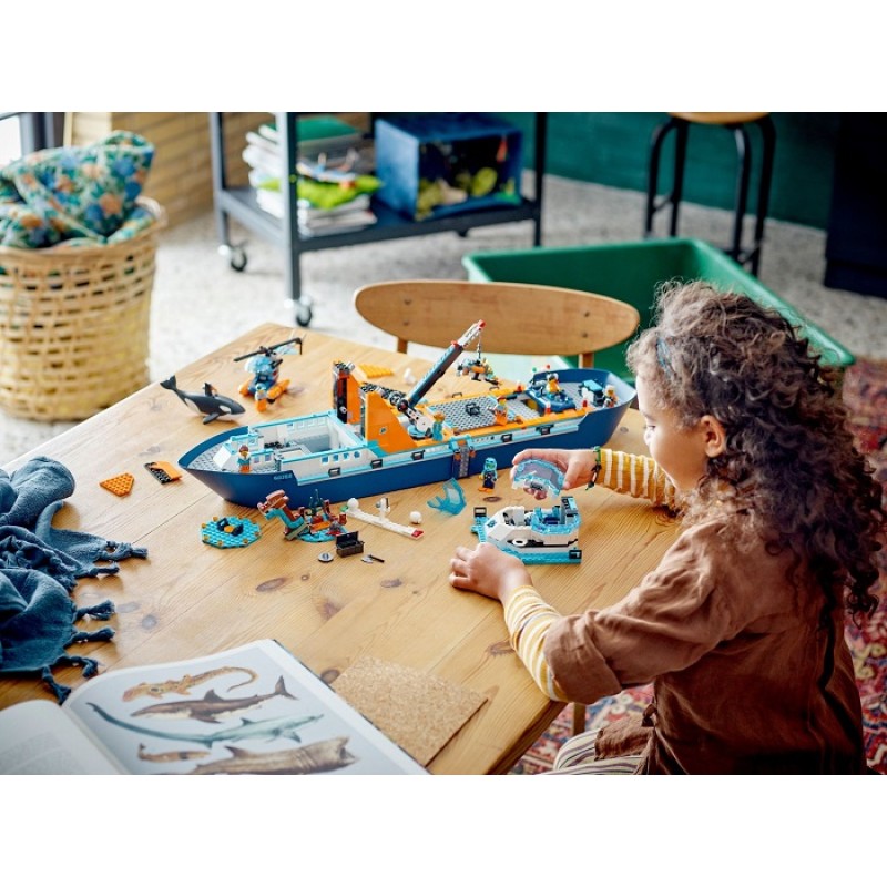 60368 Lego City Корабль исследователя Арктики