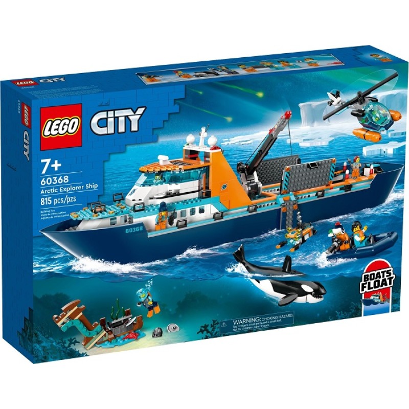 60368 Lego City Корабль исследователя Арктики