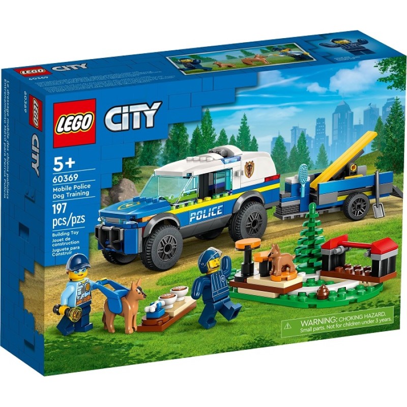 60369 Lego City Дрессировка полицейской собаки на выезде