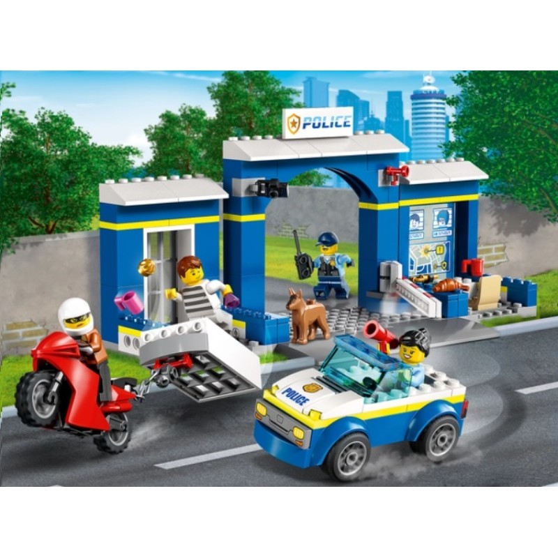 60370 Lego City Погоня в полицейском участке