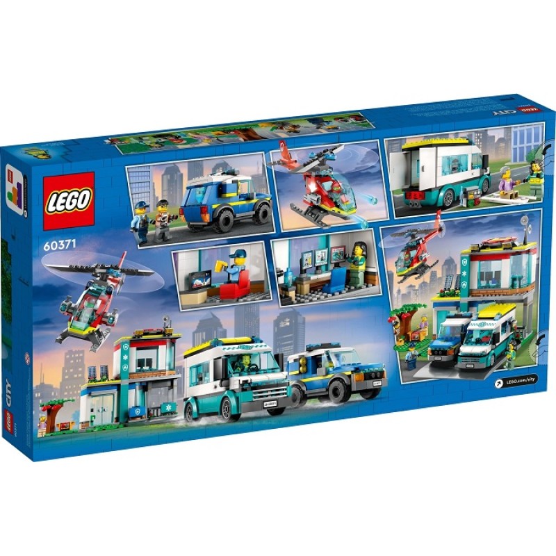 60371 Lego City Центр управления спасательным транспортом