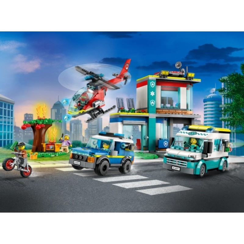 60371 Lego City Центр управления спасательным транспортом