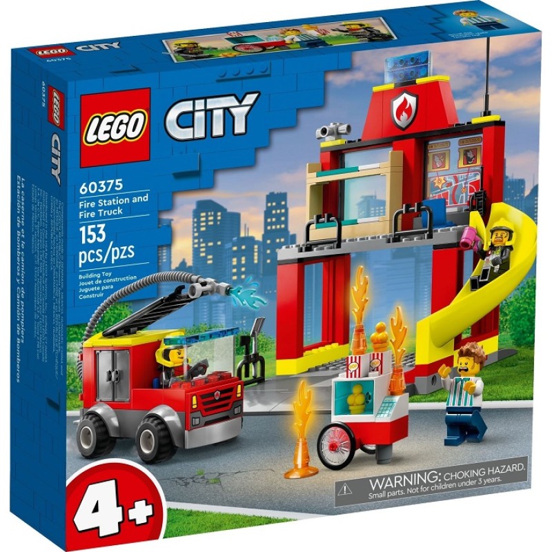 60375 Lego City Пожарная часть и пожарная машина