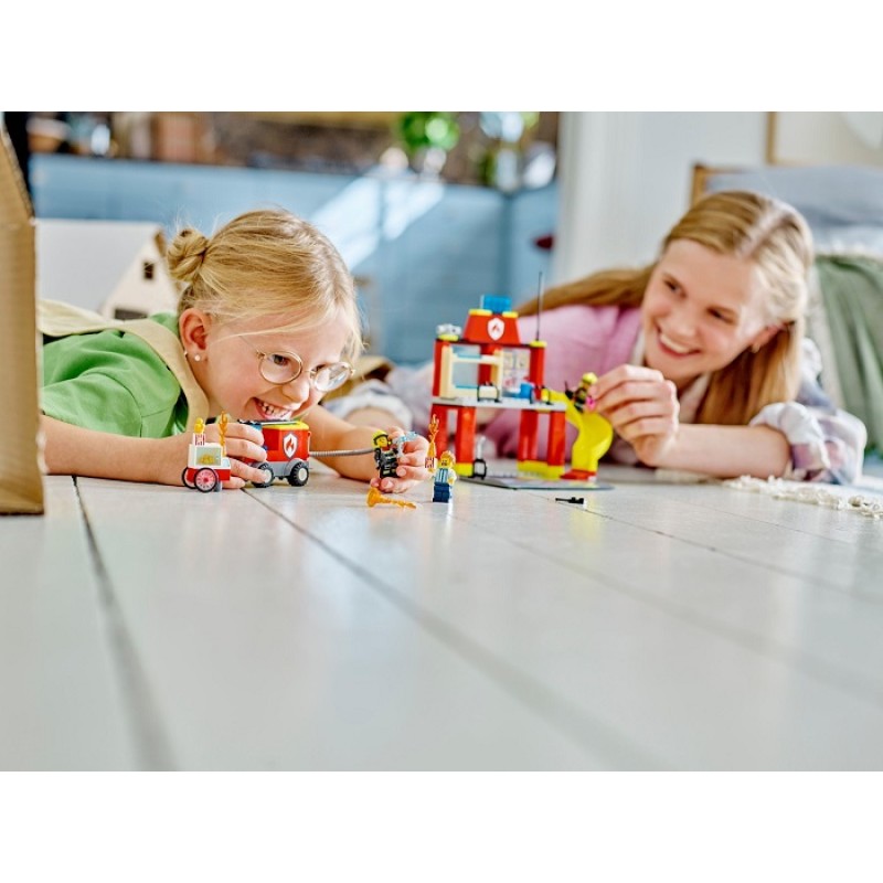 60375 Lego City Пожарная часть и пожарная машина