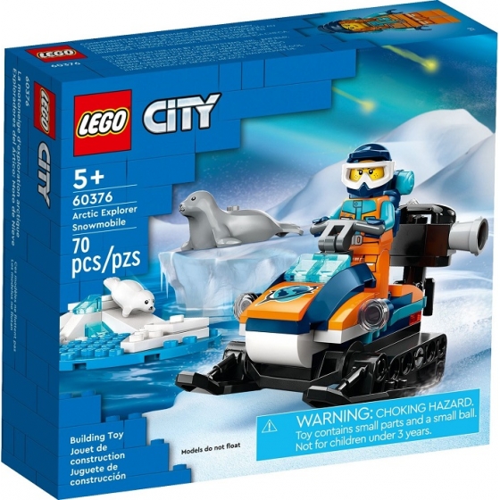 LEGO City 60376 снегоход исследователя Арктики