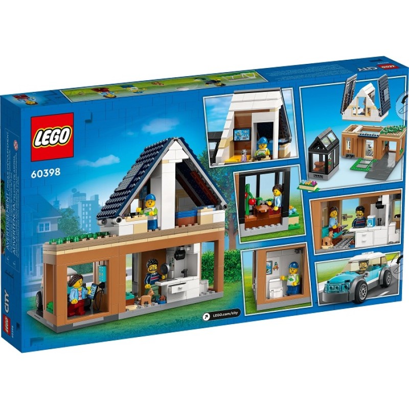 60398 Lego City Семейный дом и электромобиль