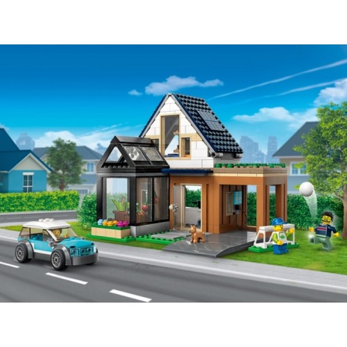 60398 Lego City Семейный дом и электромобиль