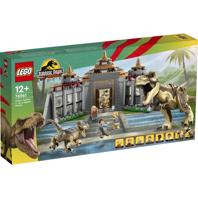 76961 Lego Jurassic World Центр для посетителей: нападение тираннозавра и хищника