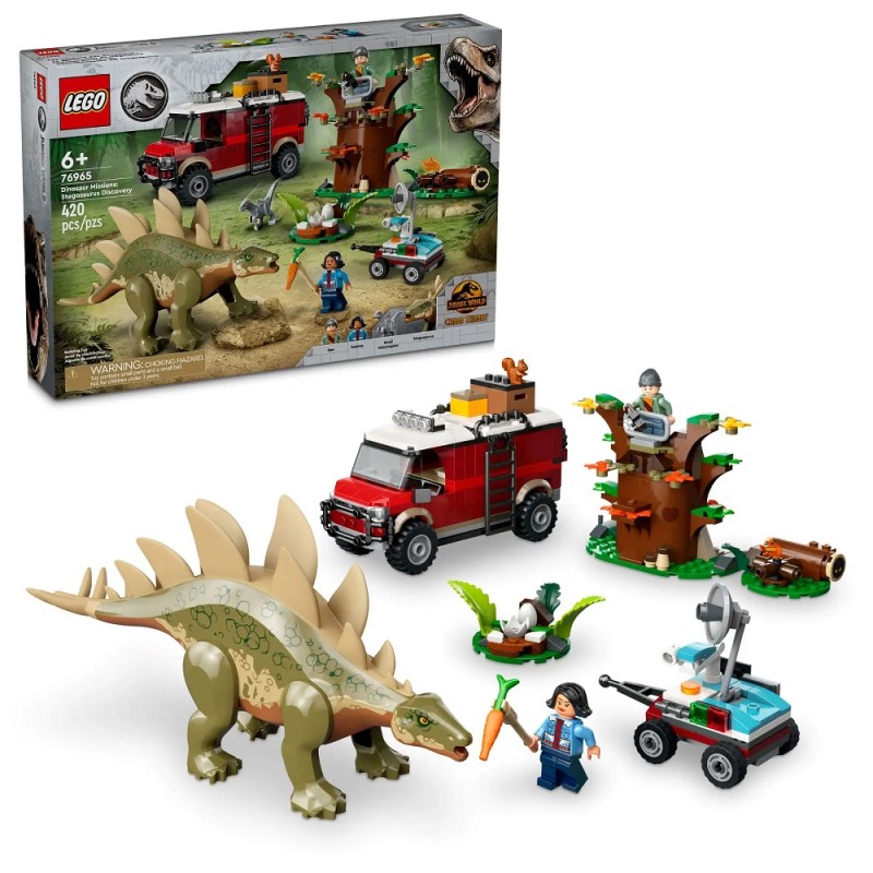 76965 Lego Jurassic World Диномиссии: открытие стегозавра