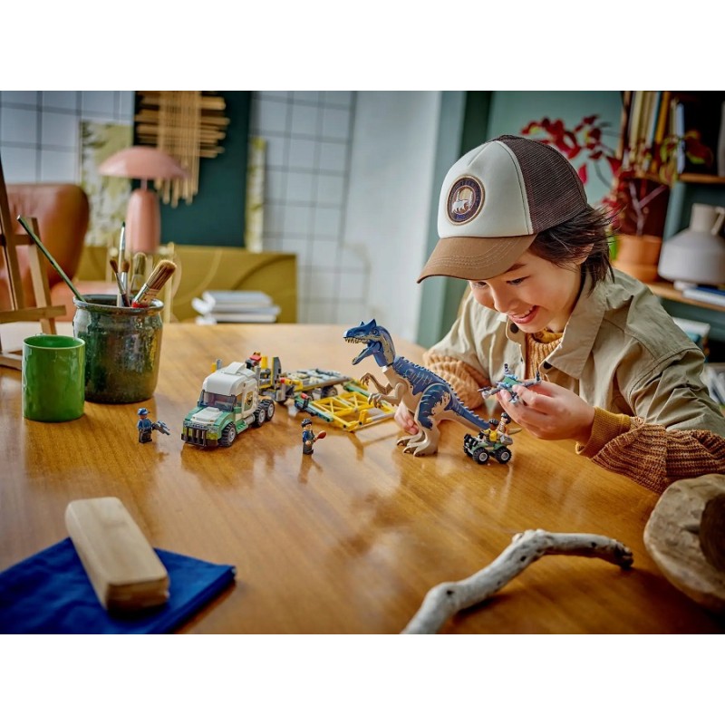 76966 Lego Jurassic World Грузовик для перевозки аллозавра