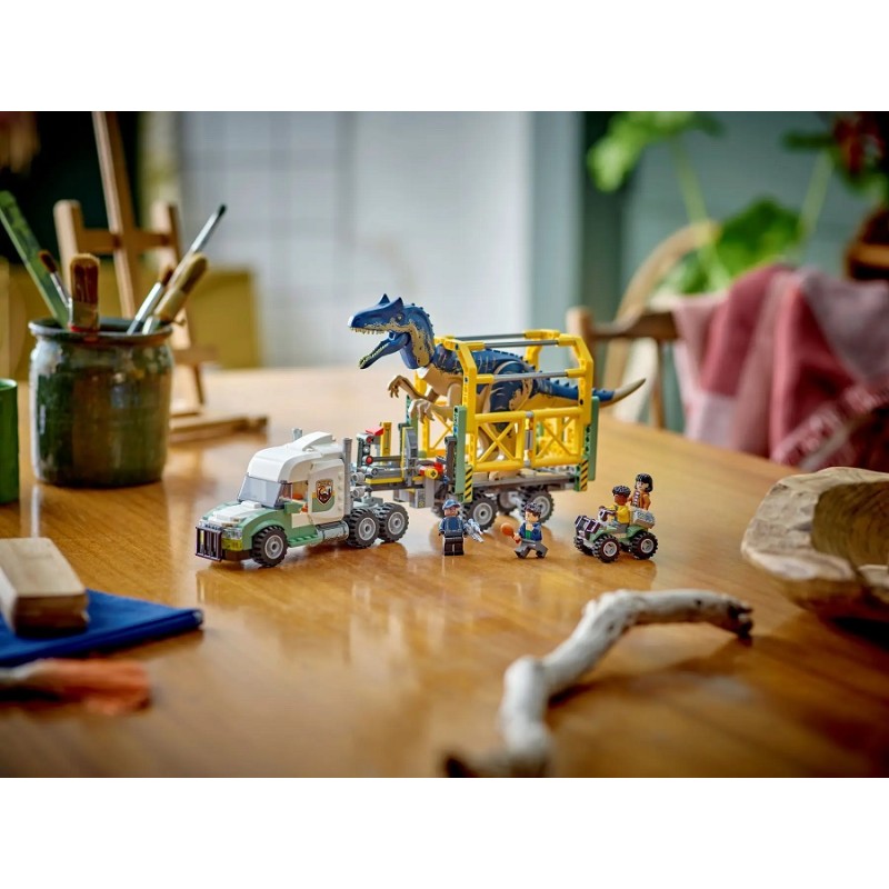 76966 Lego Jurassic World Грузовик для перевозки аллозавра