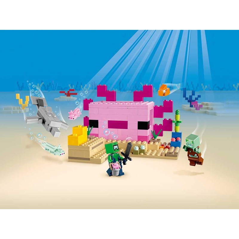 21247 Lego Minecraft Дом Аксолотля