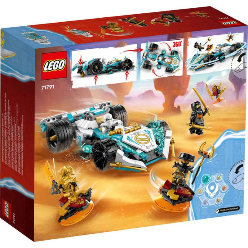 71791 Lego Ninjago Гоночный автомобиль Зейна - Сила дракона кружитцу