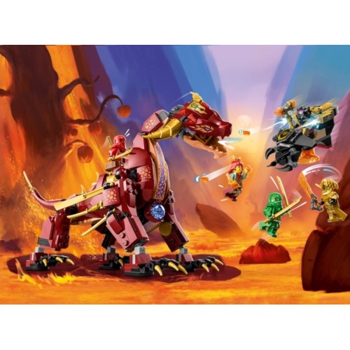 71793 Lego Ninjago Тепловая волна, трансформирующийся лавовый дракон
