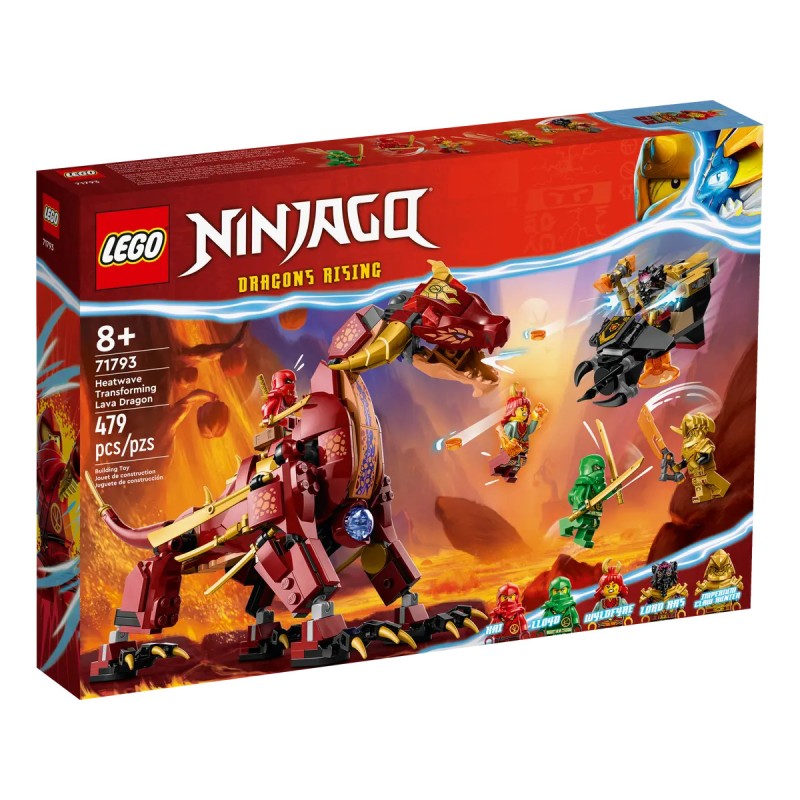 71793 Lego Ninjago Тепловая волна, трансформирующийся лавовый дракон