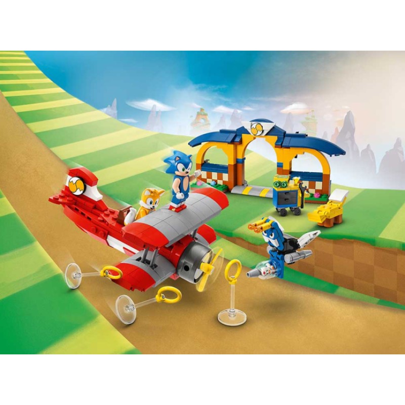 76991 Lego Sonic the Hedgehog Мастерская Тейлза и Самолет Торнадо