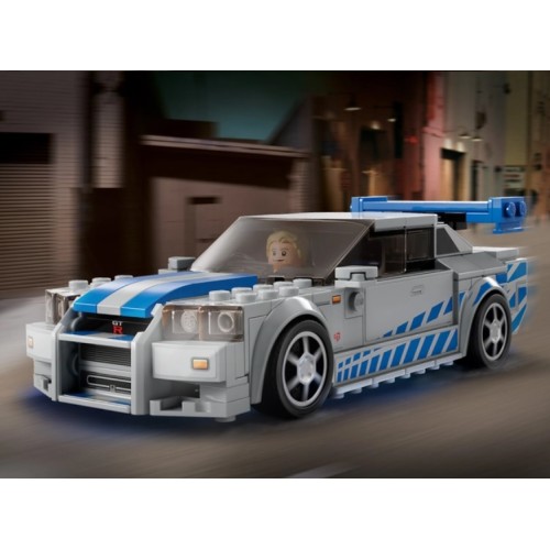 76917 LEGO Speed Champions Форсаж 2 Nissan Skyline GT-R (R34)
