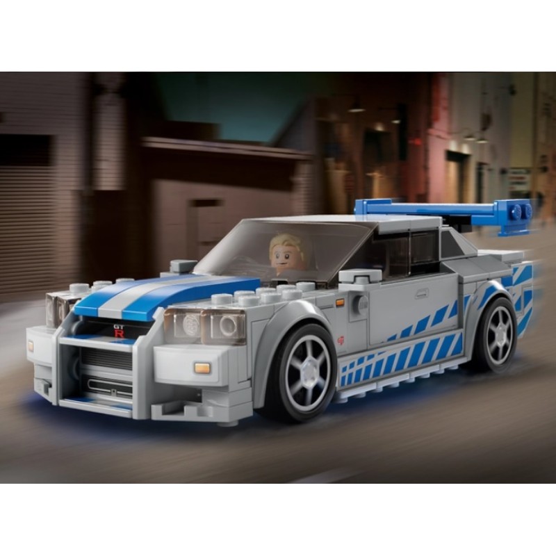 76917 LEGO Speed Champions Форсаж 2 Nissan Skyline GT-R (R34)