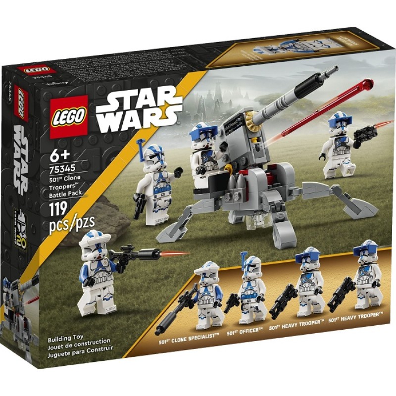 75345 LEGO Star Wars Боевой набор клонов-пехотинцев 501-го легиона