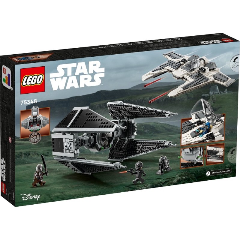 75348 LEGO Star Wars Мандалорский истребитель против Перехватчика TIE