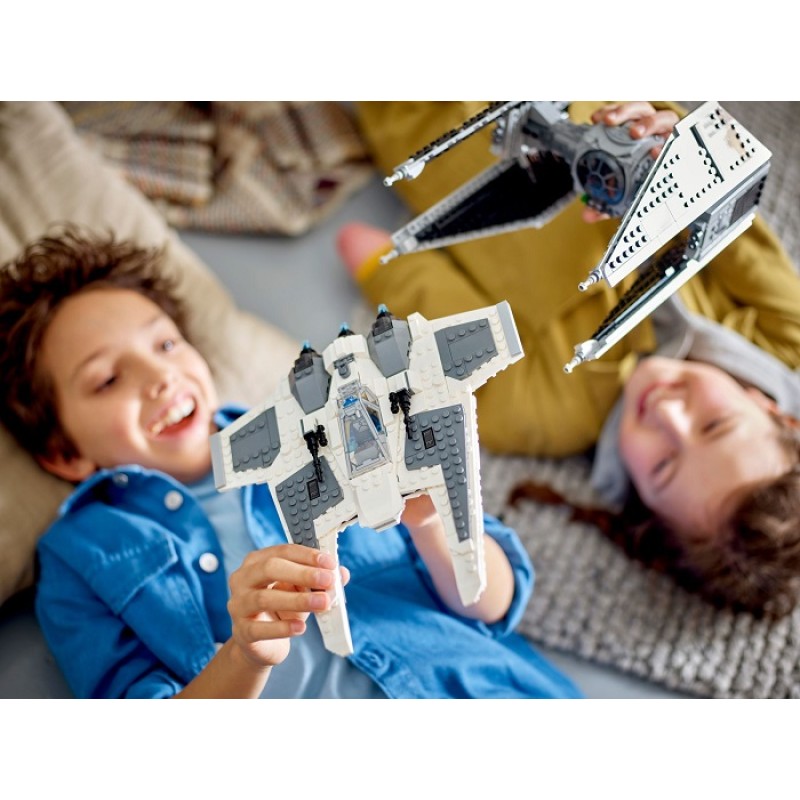 75348 LEGO Star Wars Мандалорский истребитель против Перехватчика TIE