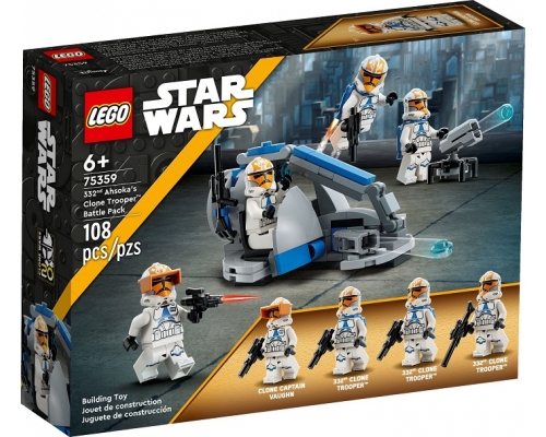 75359 LEGO Star 332-й боевой набор солдат-клонов Асоки
