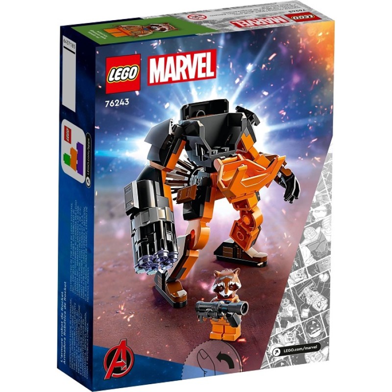Конструктор LEGO Super Heroes 76243 Реактивный Енот: робот