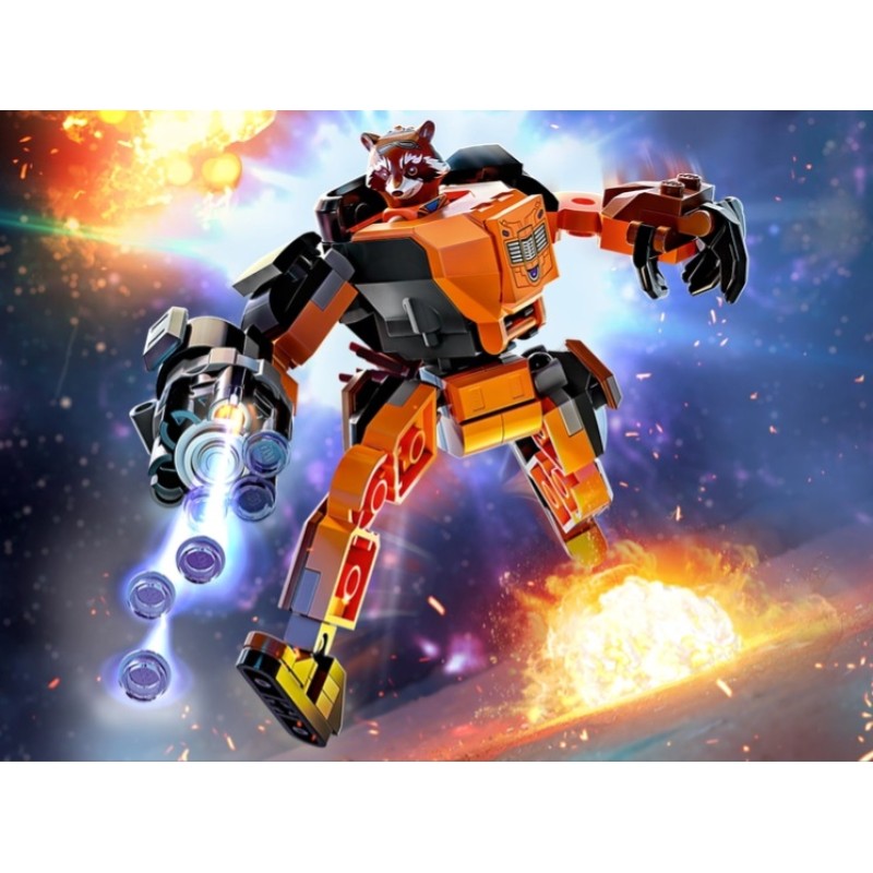 Конструктор LEGO Super Heroes 76243 Реактивный Енот: робот