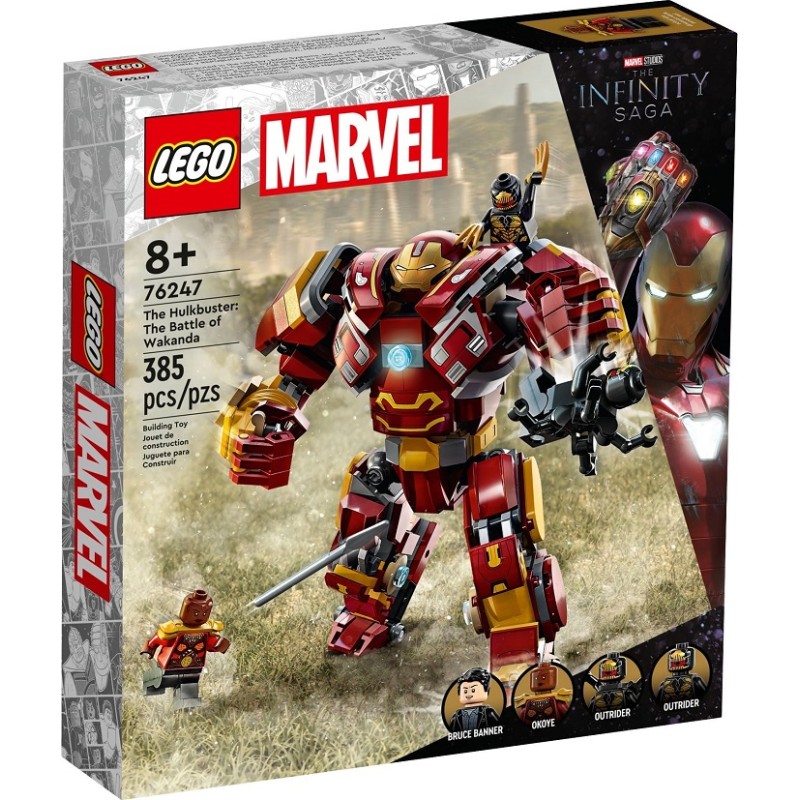 Конструктор LEGO Super Heroes 76247 Халкбастер: битва за Ваканду