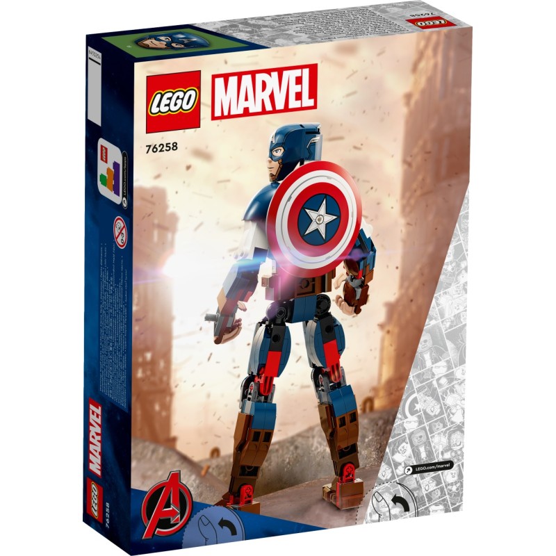 76258 Lego Super Heroes сборная фигурка Капитана Америки