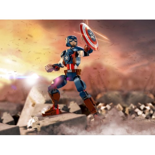 76258 Lego Super Heroes сборная фигурка Капитана Америки