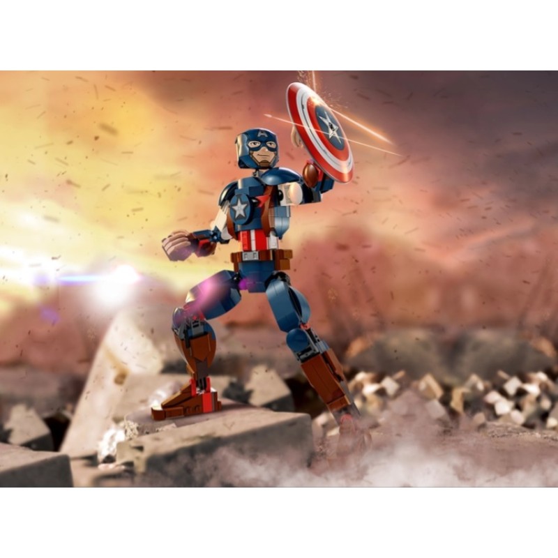76258 Lego Super Heroes сборная фигурка Капитана Америки