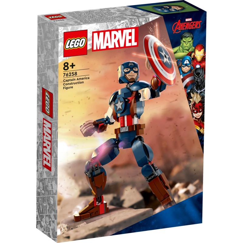 76258 Lego Super Heroes сборная фигурка Капитана Америки