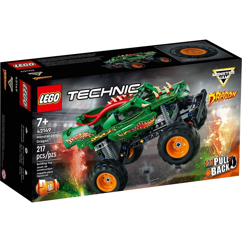 42149 Lego Technic Monster Jam Dragon