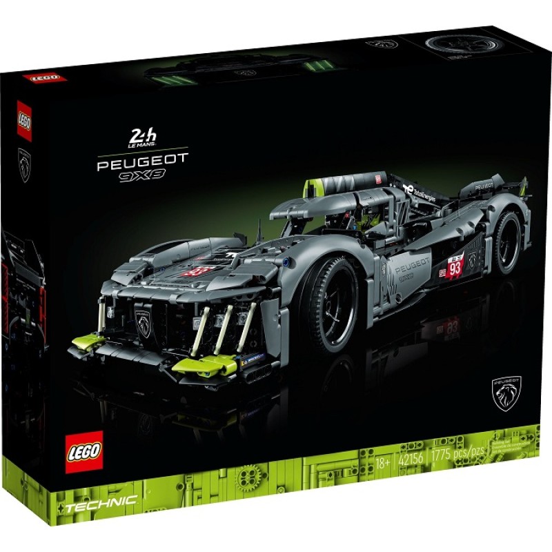 42156 Lego Technic Гибридный гиперкар PEUGEOT 9X8 24H Le Mans
