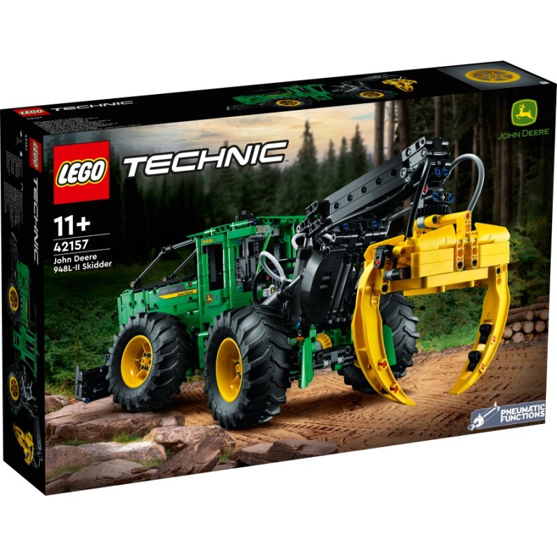 42157 Lego Technic Трелевочный трактор John Deere 948L-II
