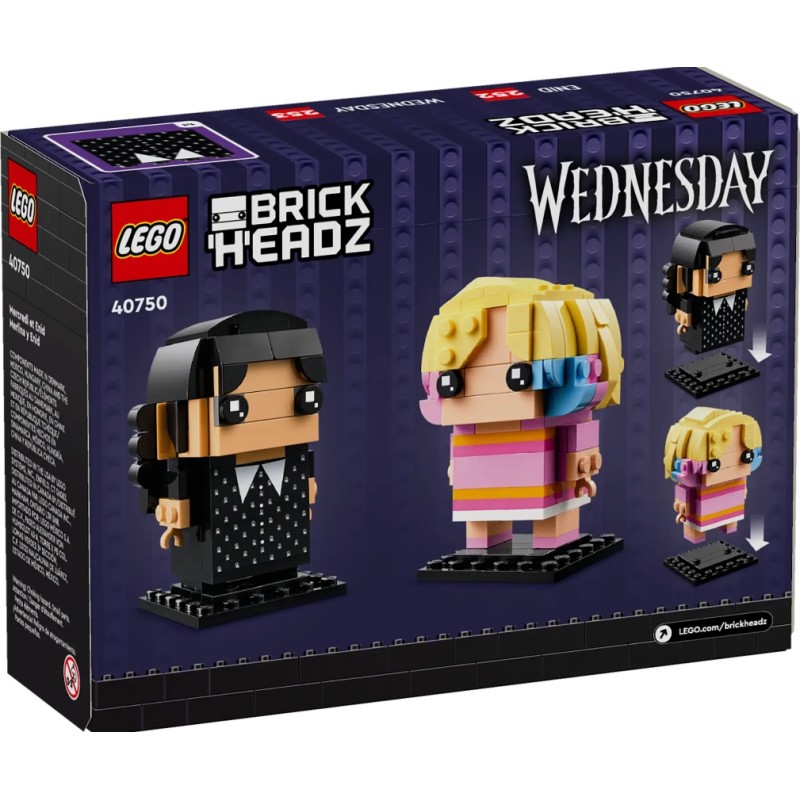 40750 Lego BrickHeadz Уэнсдей и Энид