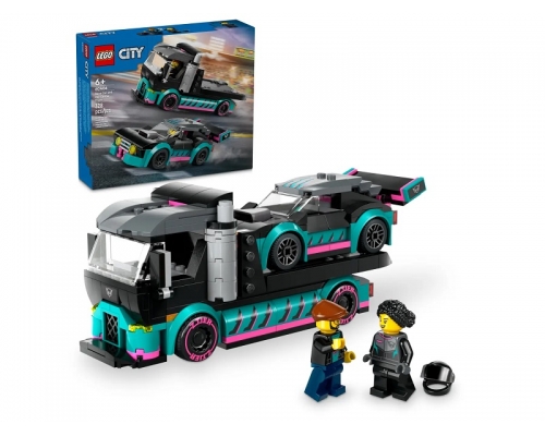 60406 Lego City Гоночный автомобиль и грузовик-автовоз