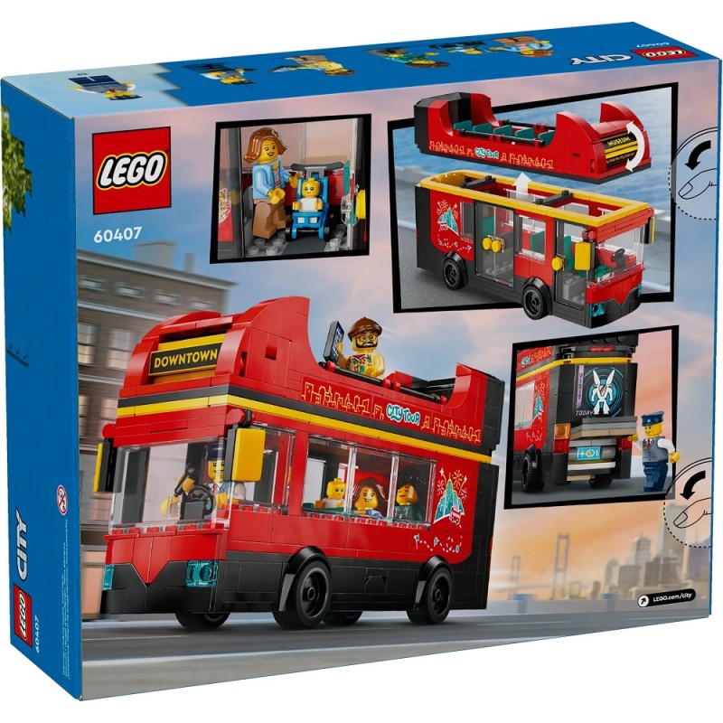 60407 Lego City Красный двухэтажный экскурсионный автобус
