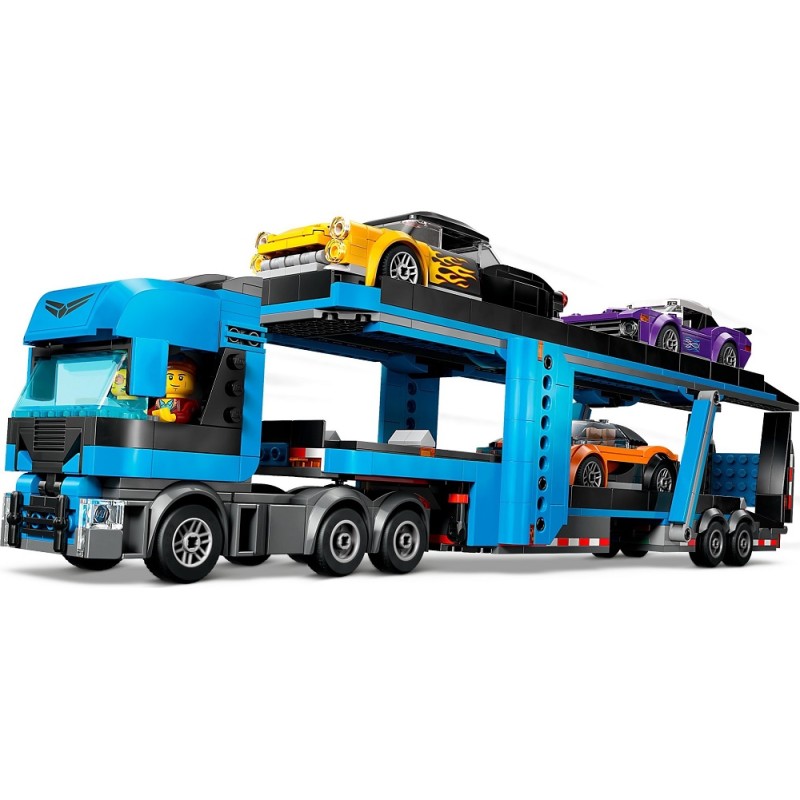 60408 Lego City Грузовик-автовоз со спортивными автомобилями